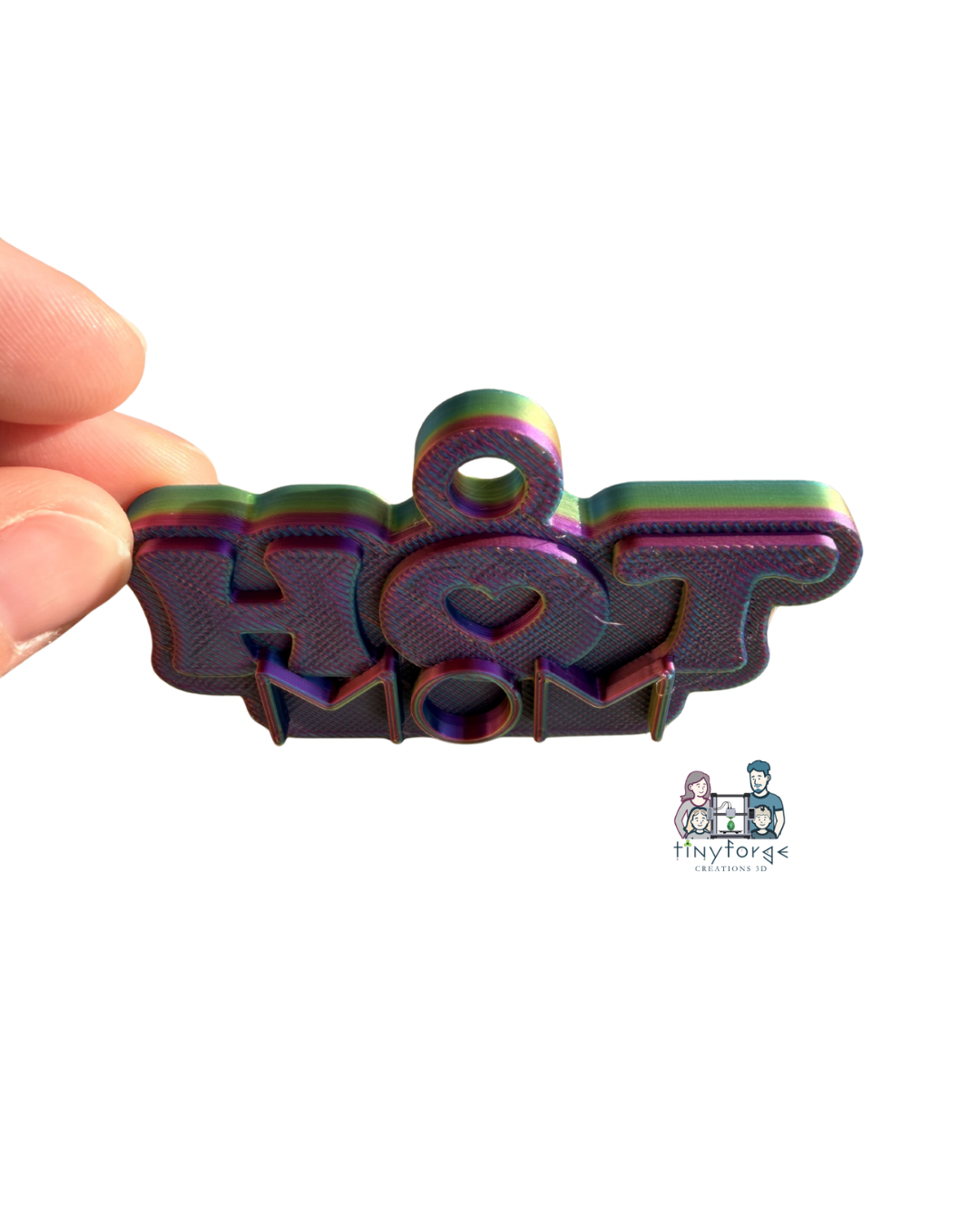 A hot mom summer keychain