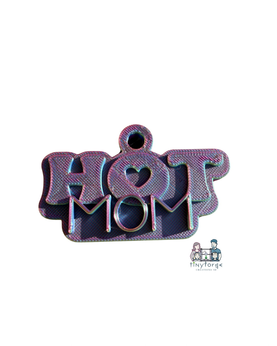 A hot mom summer keychain