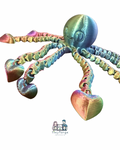 Flexi heart tailed Octopus