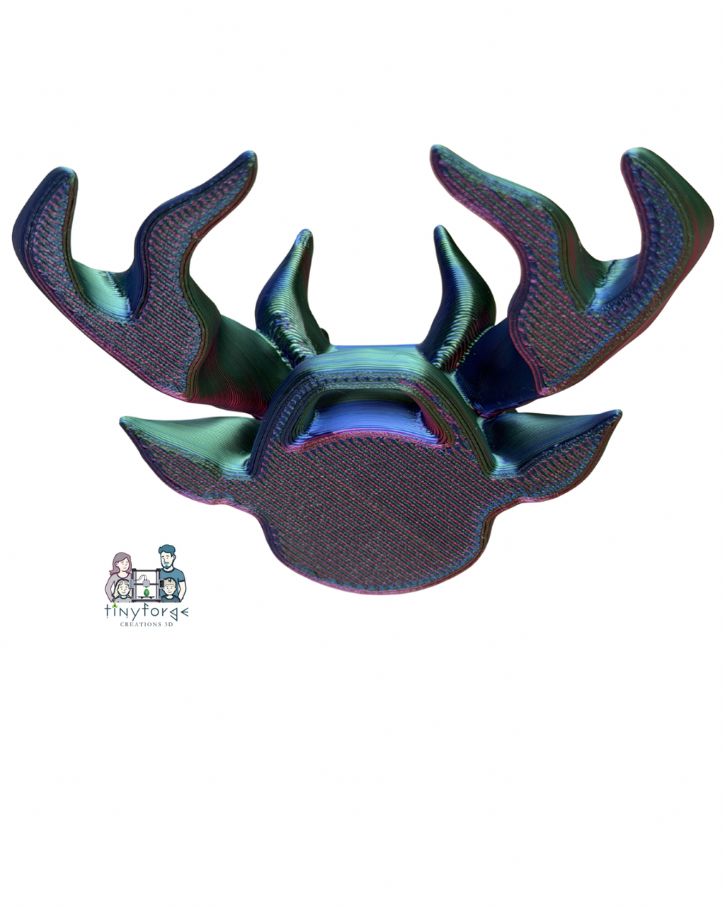 Mystic Stag Skull Keychain