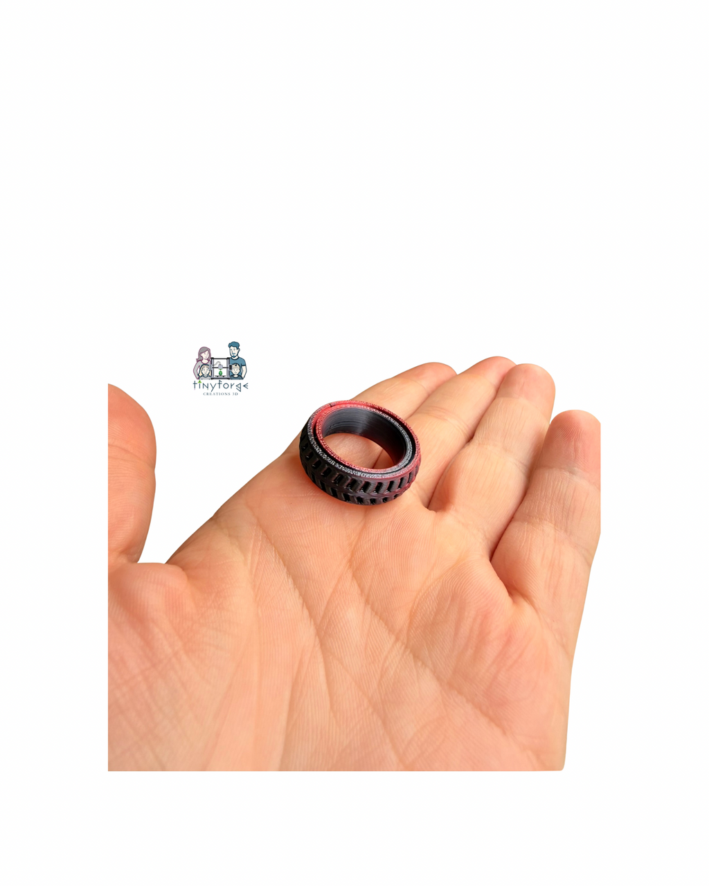 Tire fidget ring