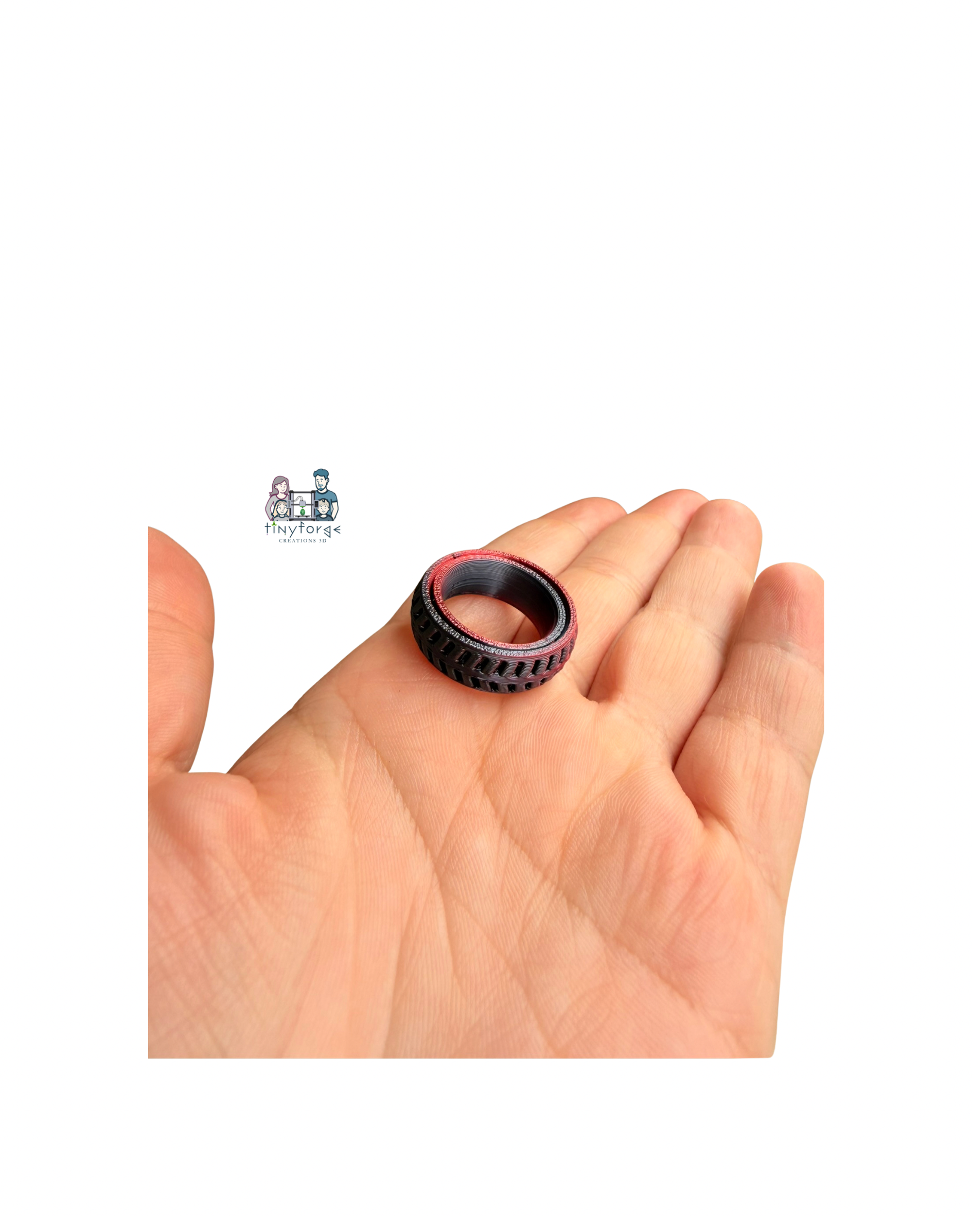 Tire fidget ring