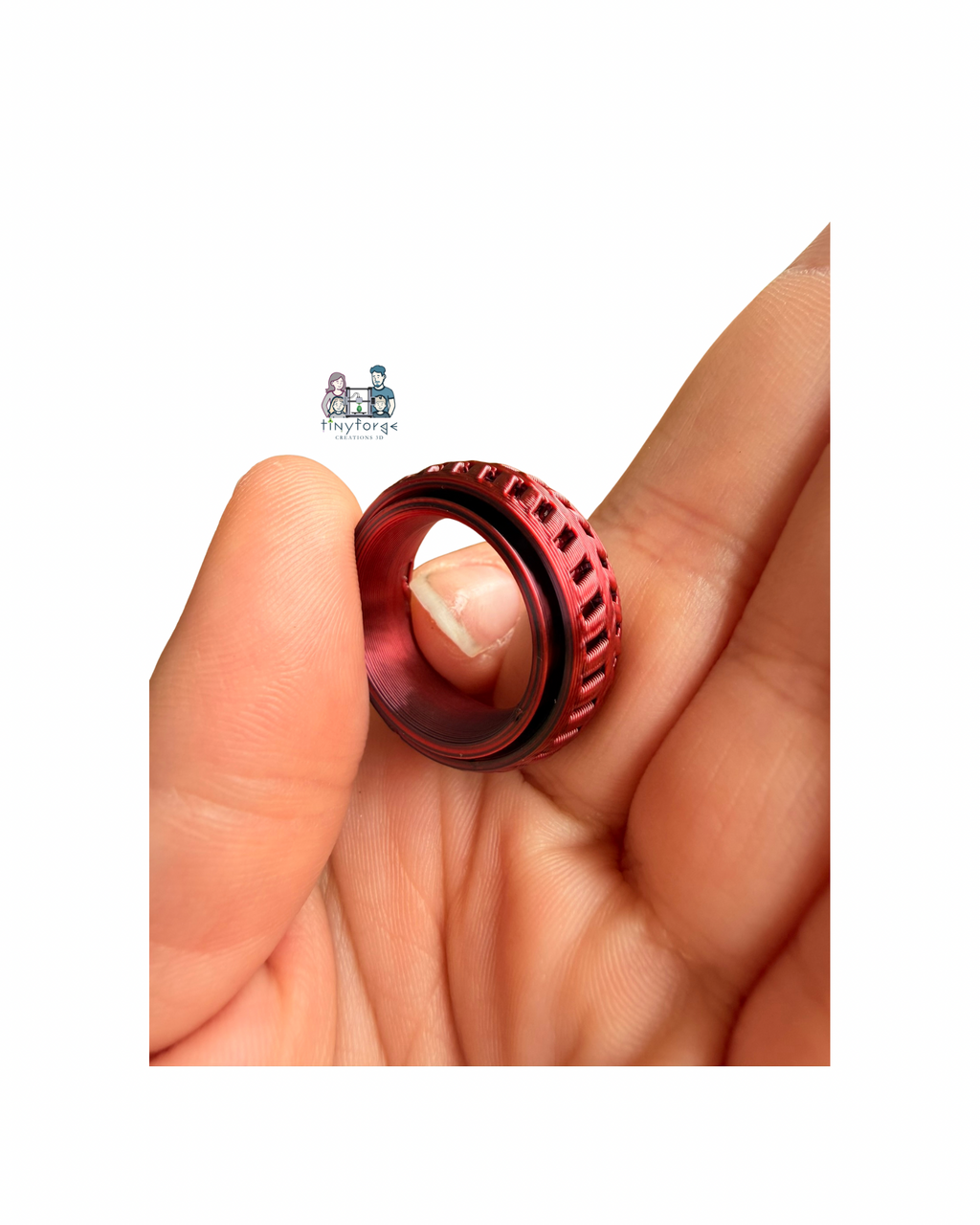 Tire fidget ring