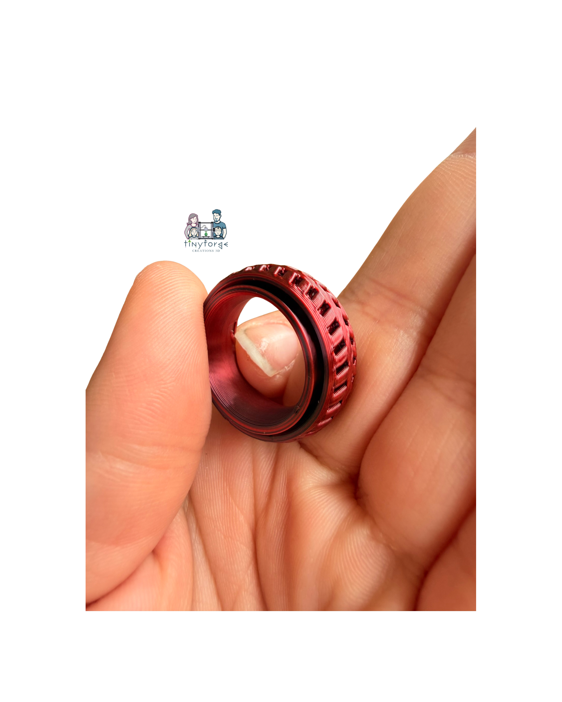 Tire fidget ring