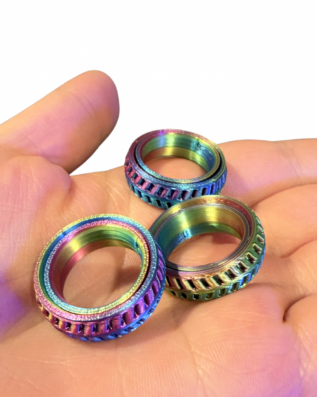 Tire fidget ring