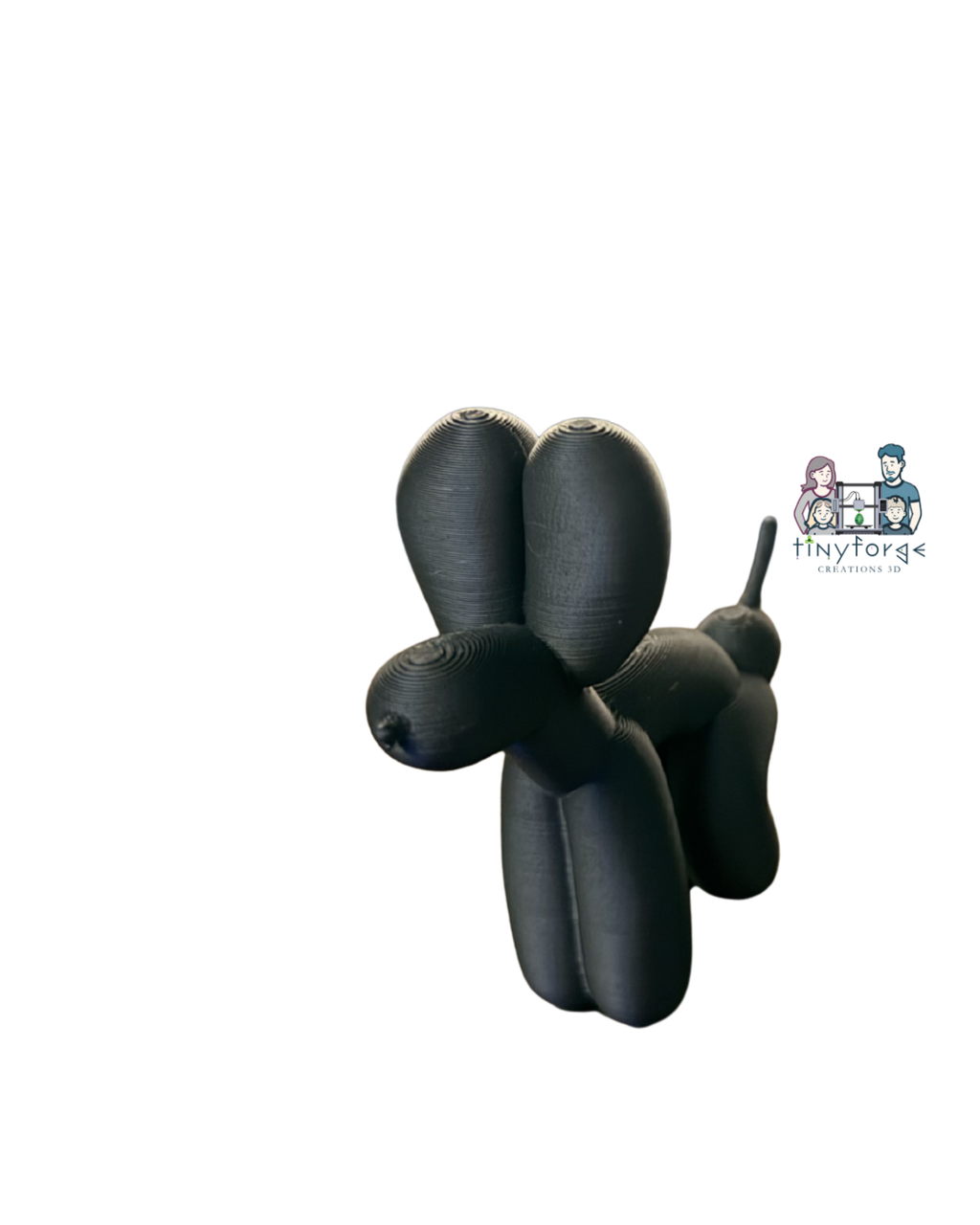 3D stationary balloon dog