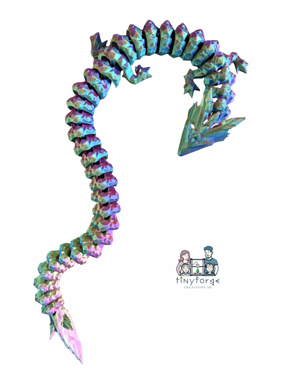 Articulated Dragon – 12” Flexible 3D Printed Dragon