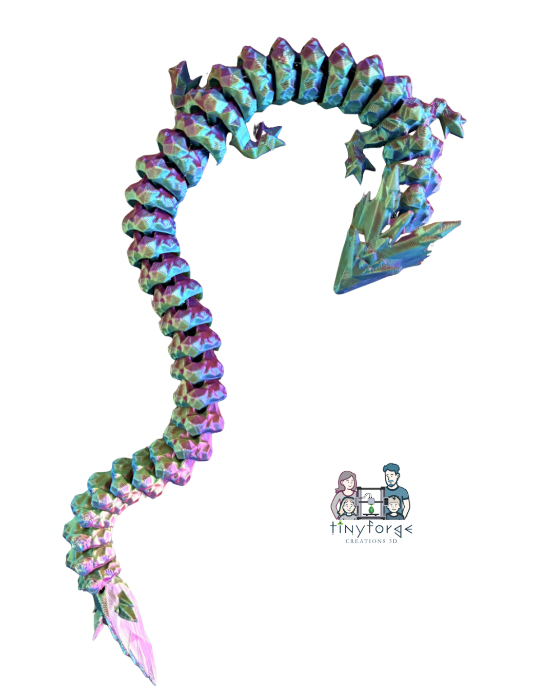 Articulated Dragon – 12” Flexible 3D Printed Dragon
