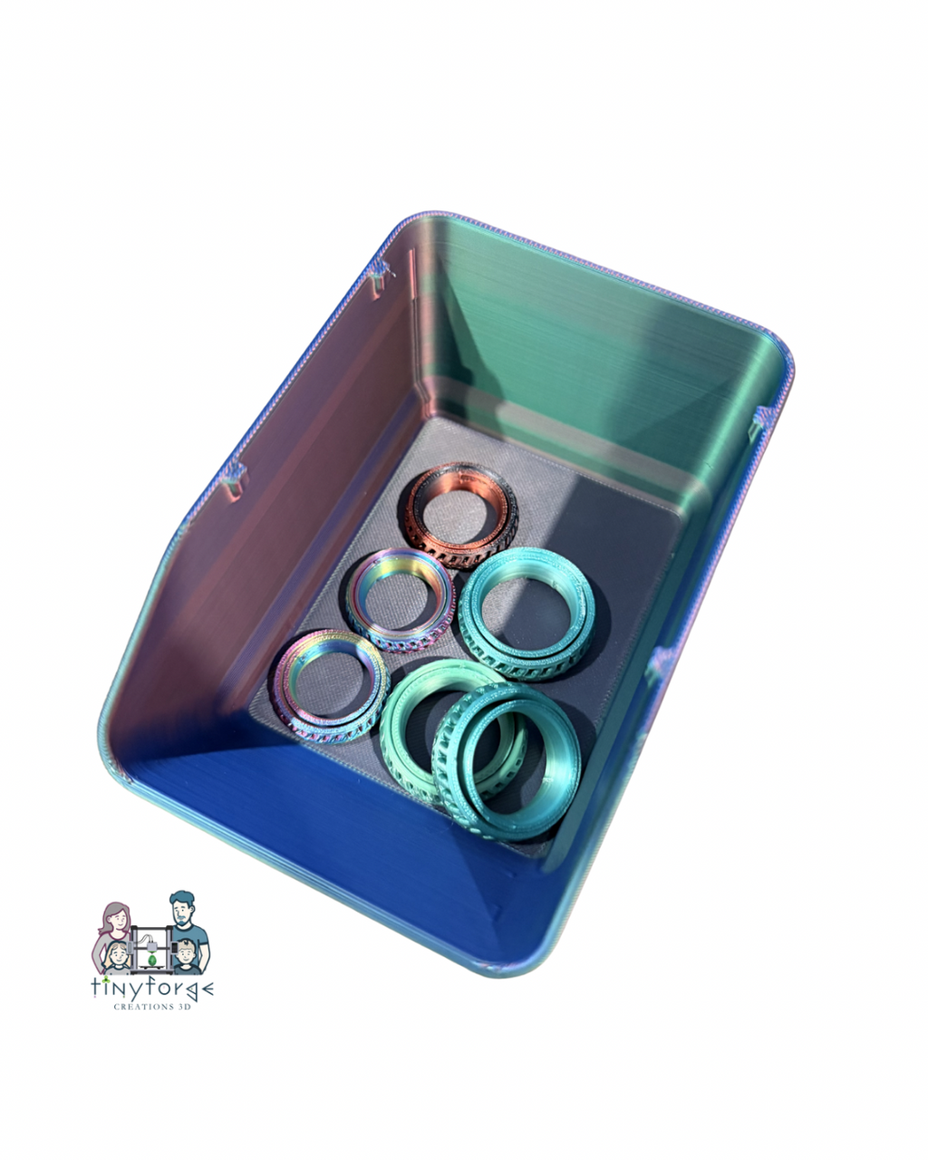 Stackable 3D Printed Storage Bins