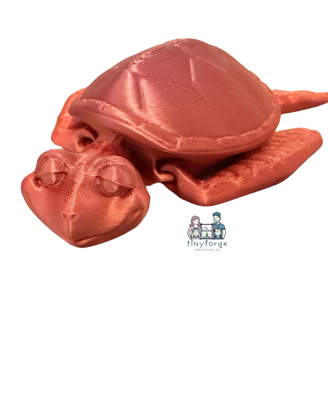 Articulated Baby Sea Turtle – 3D Printed Fidget Friend