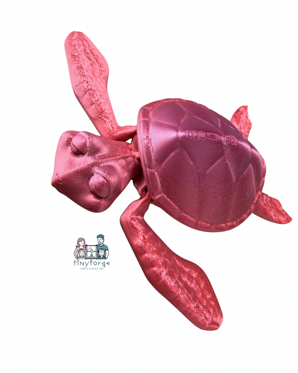 Articulated Baby Sea Turtle – 3D Printed Fidget Friend