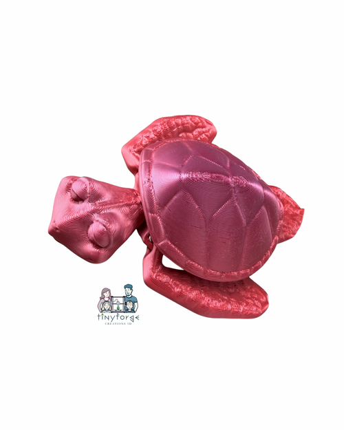 Articulated Baby Sea Turtle – 3D Printed Fidget Friend