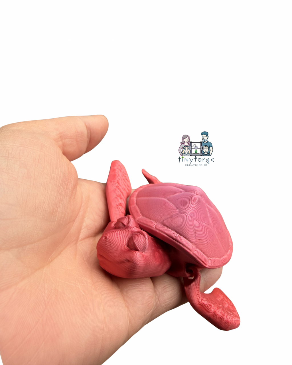Articulated Baby Sea Turtle – 3D Printed Fidget Friend